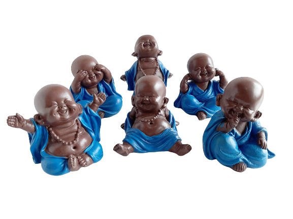 Monk in Blue Robe - 10cm