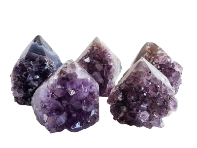 Druzy Amethyst Top Polished Point