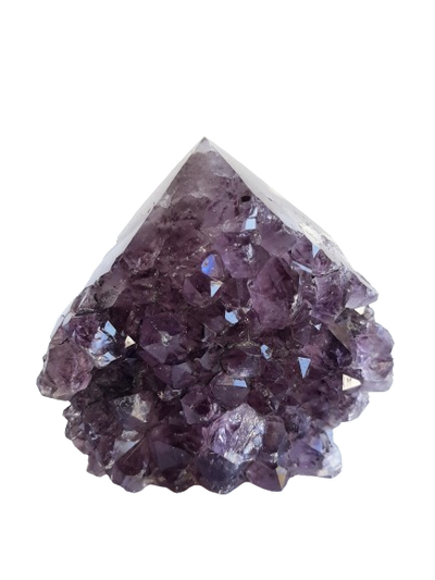 Druzy Amethyst Top Polished Point