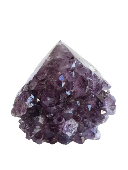 Druzy Amethyst Top Polished Point