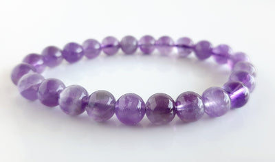 Crystal Round Bead Bracelet - 8mm