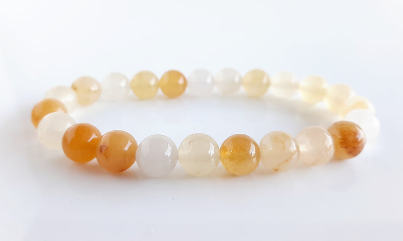 Crystal Round Bead Bracelet - 8mm