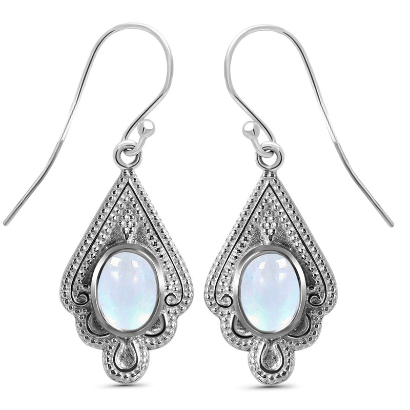 Moonstone Silver Venus Earrings