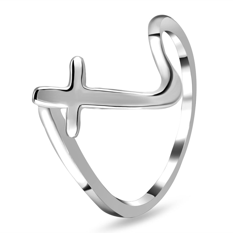 Silver Cross Ring