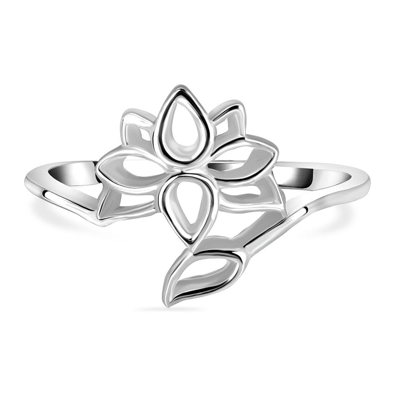 Silver Rosette Ring