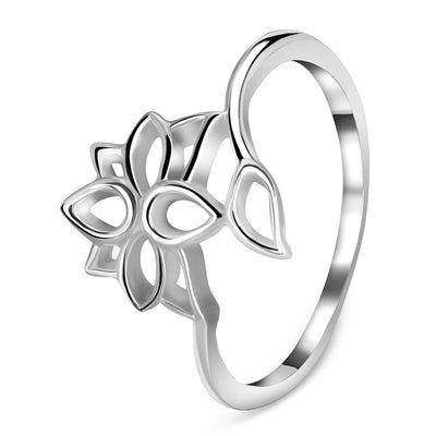 Silver Rosette Ring