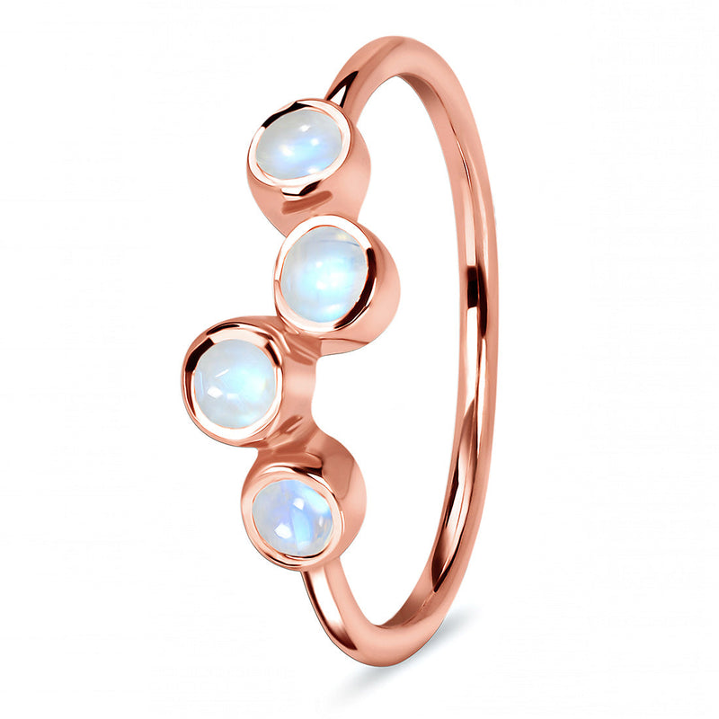 Moonstone Rose Gold Jolie Ring