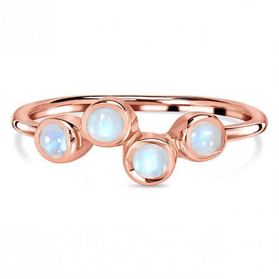 Moonstone Rose Gold Jolie Ring